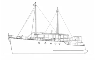Architectural profile drawing of Aquabelle