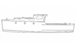 Architectural profile drawing of InspirationII