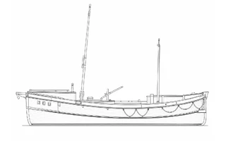 Architectural profile drawing of Jane Hanna LN98