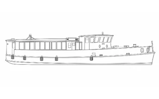Architectural profile drawing of Kingwood
