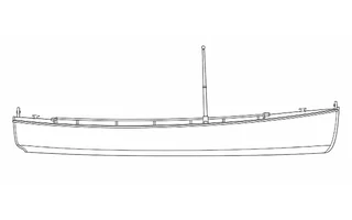 Architectural profile drawing of Lady Cable