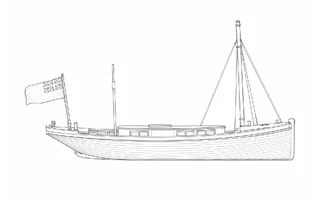 Architectural profile drawing of Lady Haig