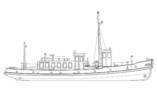 Architectural profile drawing of Louise Stephens ON820