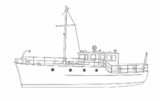 Architectural profile drawing of Mimosa