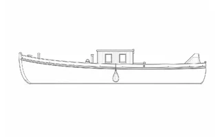 Architectural profile drawing of Minoru II