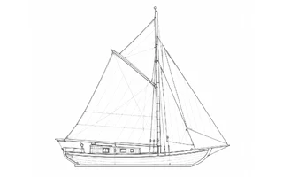Architectural profile drawing of Providence