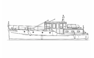 Architectural profile drawing of Ryegate II