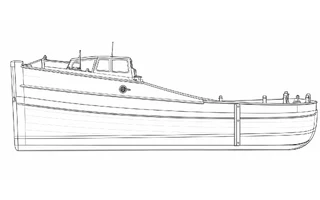Architectural profile drawing of Southern Queen
